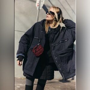 Free People Billie Boxy Lightweight Insulated Utility Jacket
